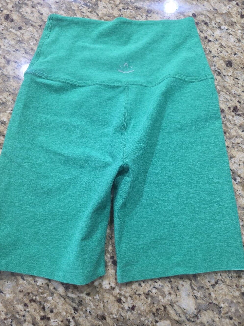 Beyond Yoga Kelly Green High-Waist Biker Shorts